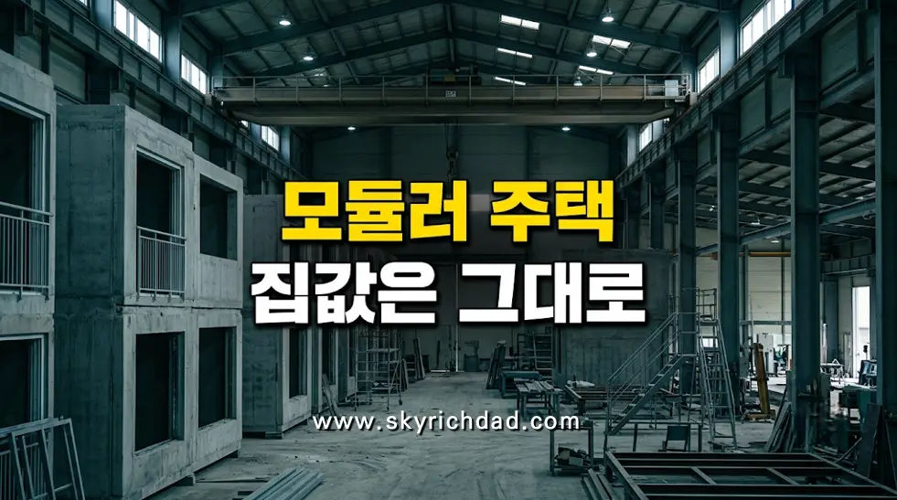 모듈러 주택과 집값 - 공사비가 절반이 돼도 땅값은 그대로인 구조